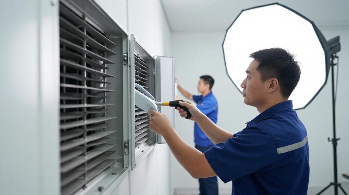 A-Line Heating and Cooling Corp. team at work